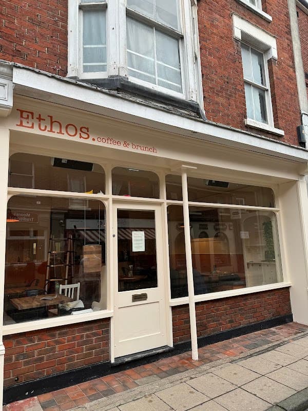 The shopfront of Ethos Coffee & Brunch on North Street, Havant